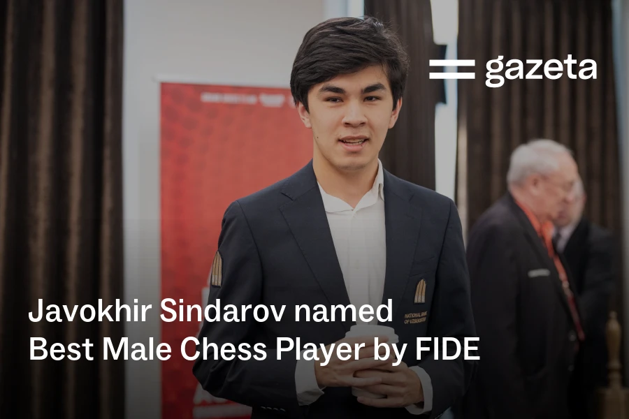 Sindarov FIDE tomonidan ikki yillik faoliyati uchun eng yaxshi erkak shaxmatchi deb topildi — bu davr jahon shaxmatini qayta shakllantirdi