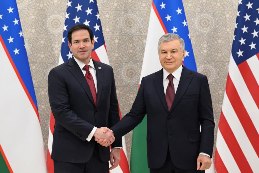 Mirziyoyev va Rubio Samarqandda uchrashdi: AQSh–Oʻzbekiston Biznes Kengashi 12 milliard dollarlik bitimlar imzoladi