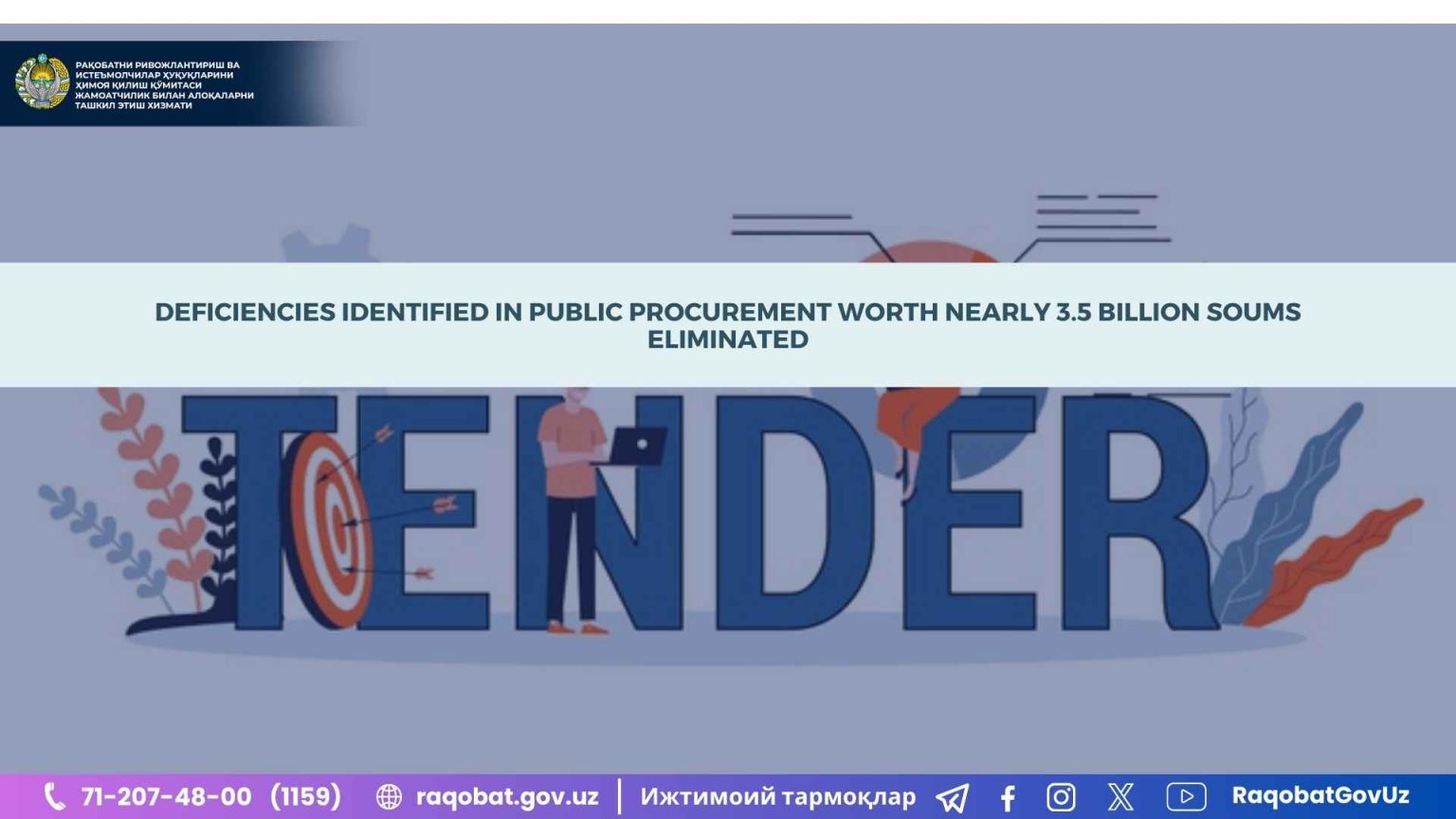Competition Violations Cleared in 3.5 Billion-Soum Procurement Cases Across Three Regions